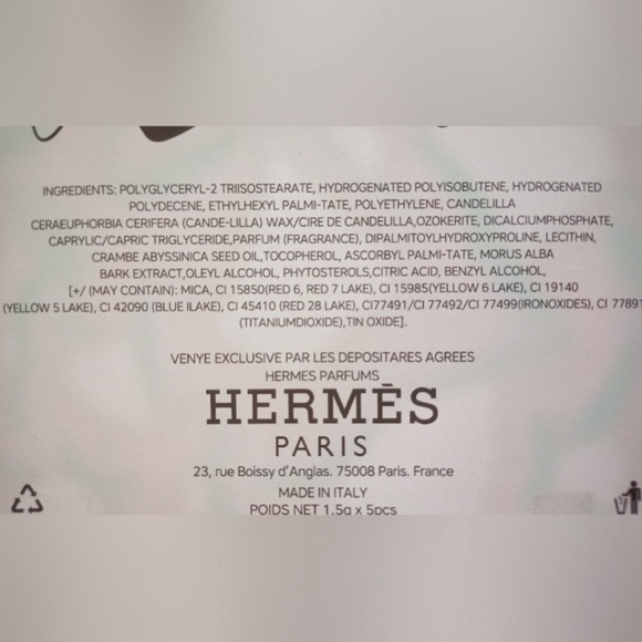 Amazing GIFT! NIB Exquisite Hermes Boxed Set of 5 Lipsticks - Picture 8 of 8